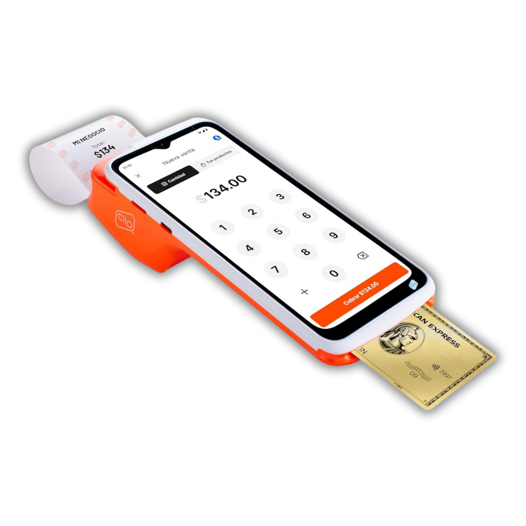 Clip Total 2 – Terminal portátil con internet gratis e impresora integrada