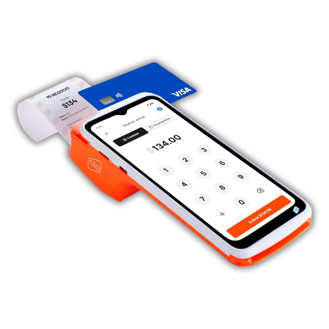 Clip Total 2 – Terminal portátil con internet gratis e impresora integrada