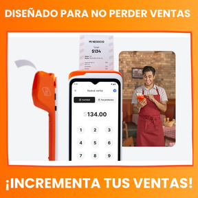 Clip Total 2: Terminal de Cobro con Pantalla Táctil, Conectividad 4G y Tickets