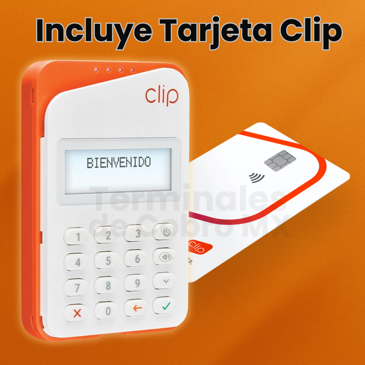 Clip Plus 2 – Terminal para Cobrar + Tarjeta Incluida | Acepta Visa y Mastercard